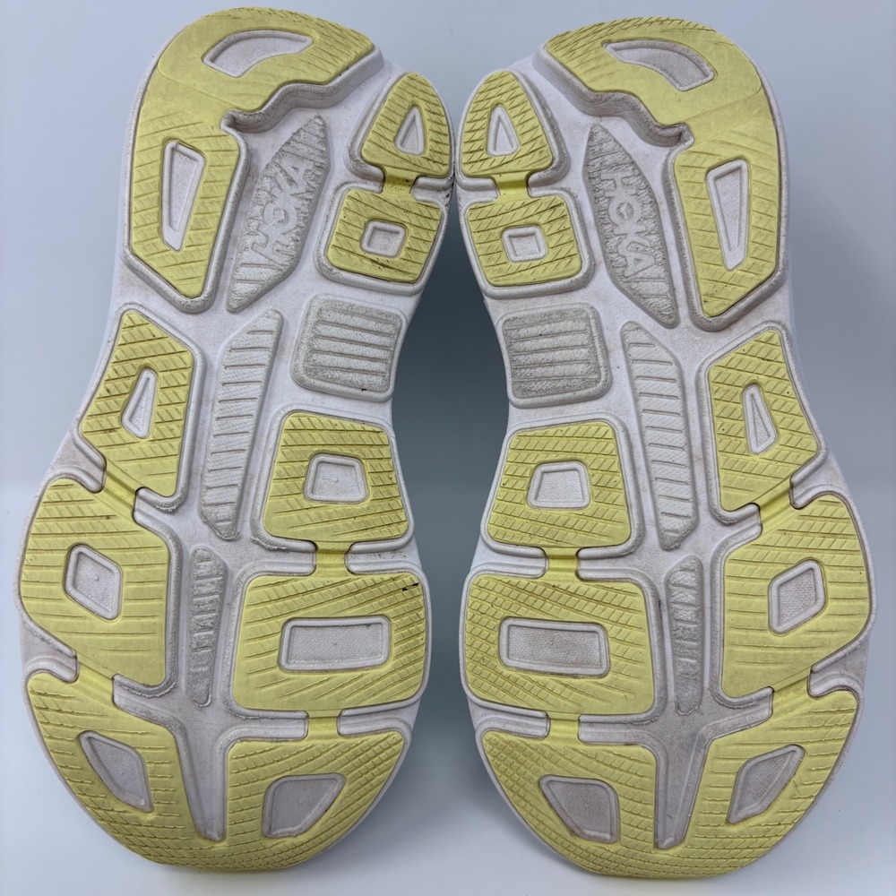 Hoka Bondi 9 Women's Size 7.5 Blue Pink White Athletic Running Shoes Sneakers - Picture 6 of 8